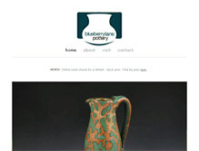 Tablet Screenshot of blueberrylanepottery.com